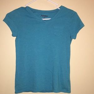 Old Navy- Girls blue pocket t-shirt!
